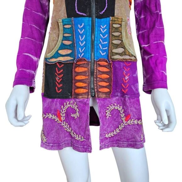 y2k fairycore patterned long sweater - Picture 4 of 7